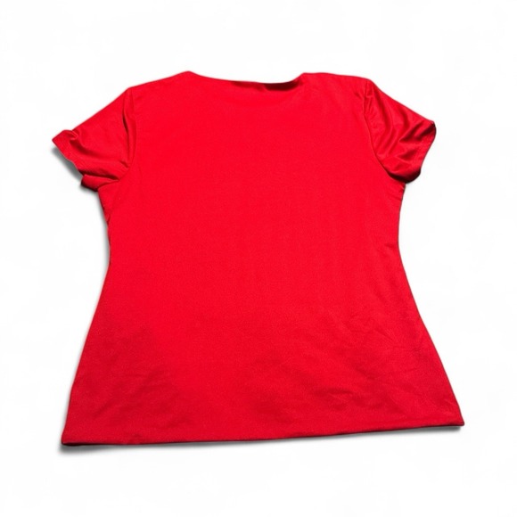 Halogen Red Tee With A Satin Feel Thick A‎ Great Basic Tee Size Med - Picture 6 of 6
